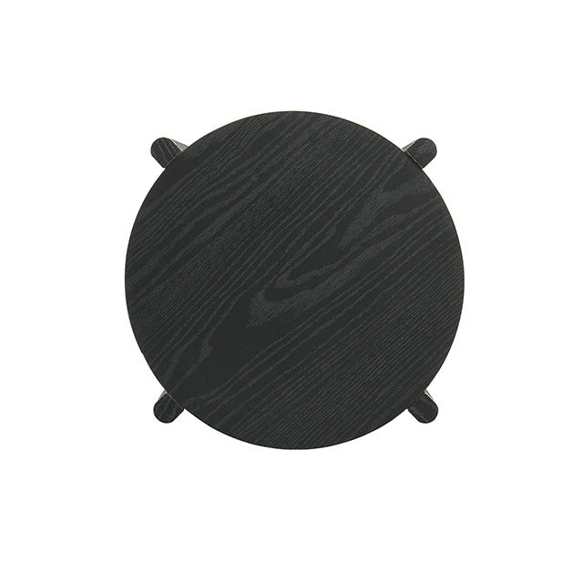 Hyde Round End Table, Black - view 7