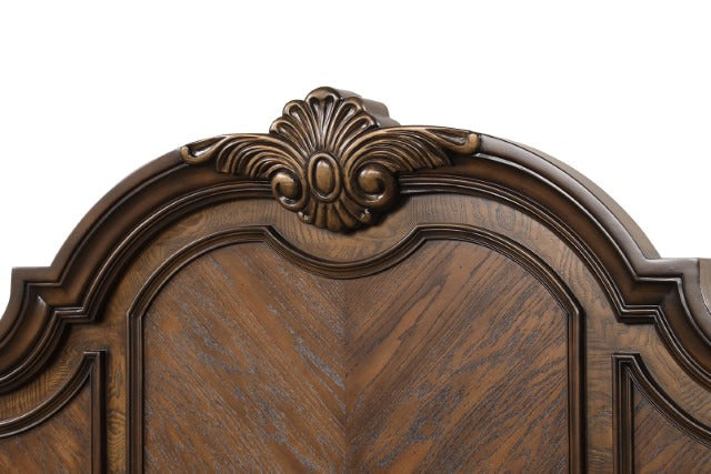 Leovanni Bed, Dark Brown - view 4