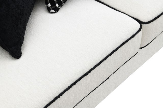 Viviani Sofa, White - view 4