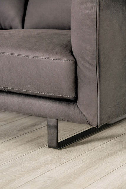 Mezzanotte Loveseat, Gray - view 3
