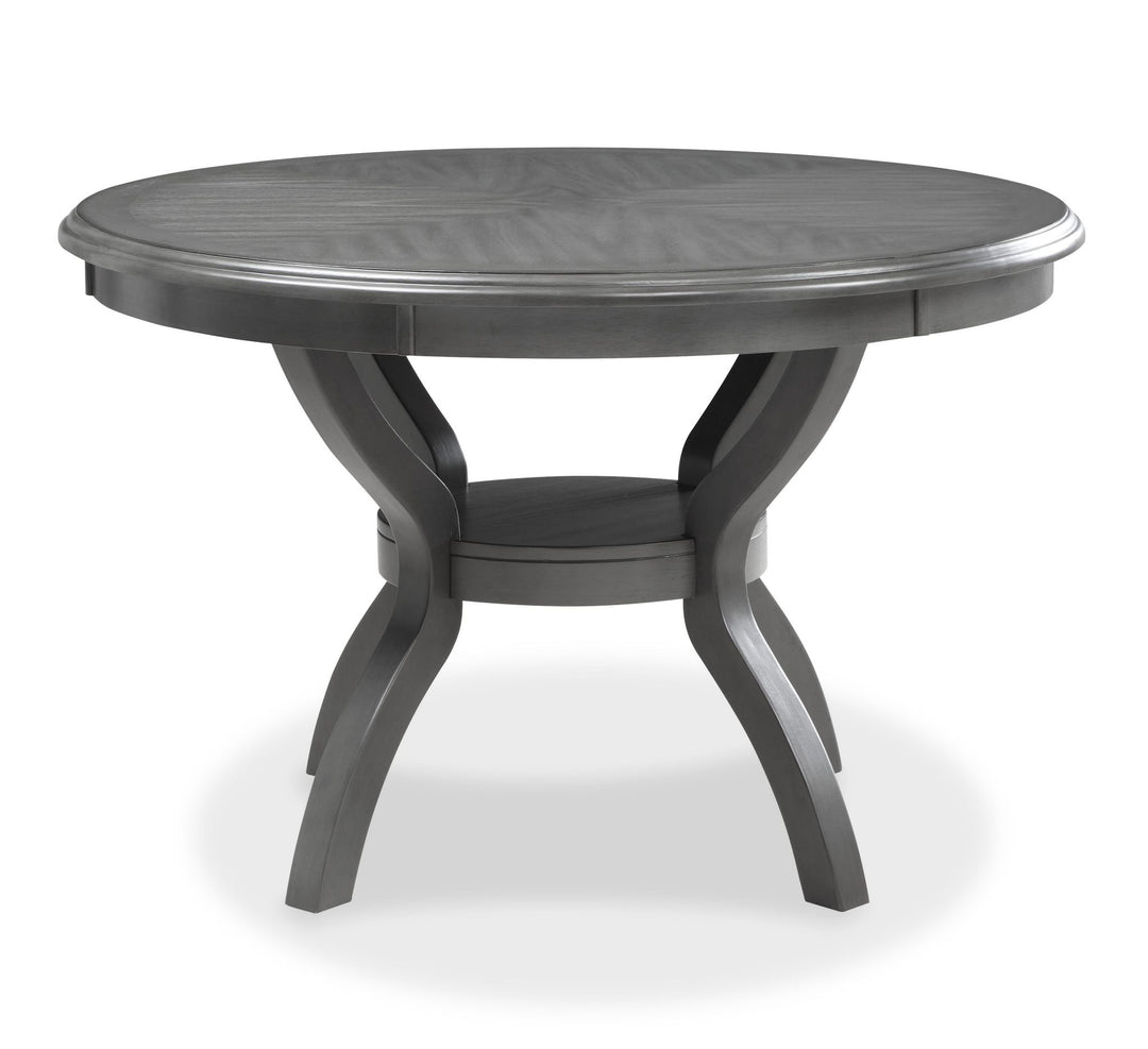 Cori Round Dining 5 Pc Set-Gray