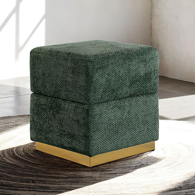 Krysten Storage Stool, Green - view 2