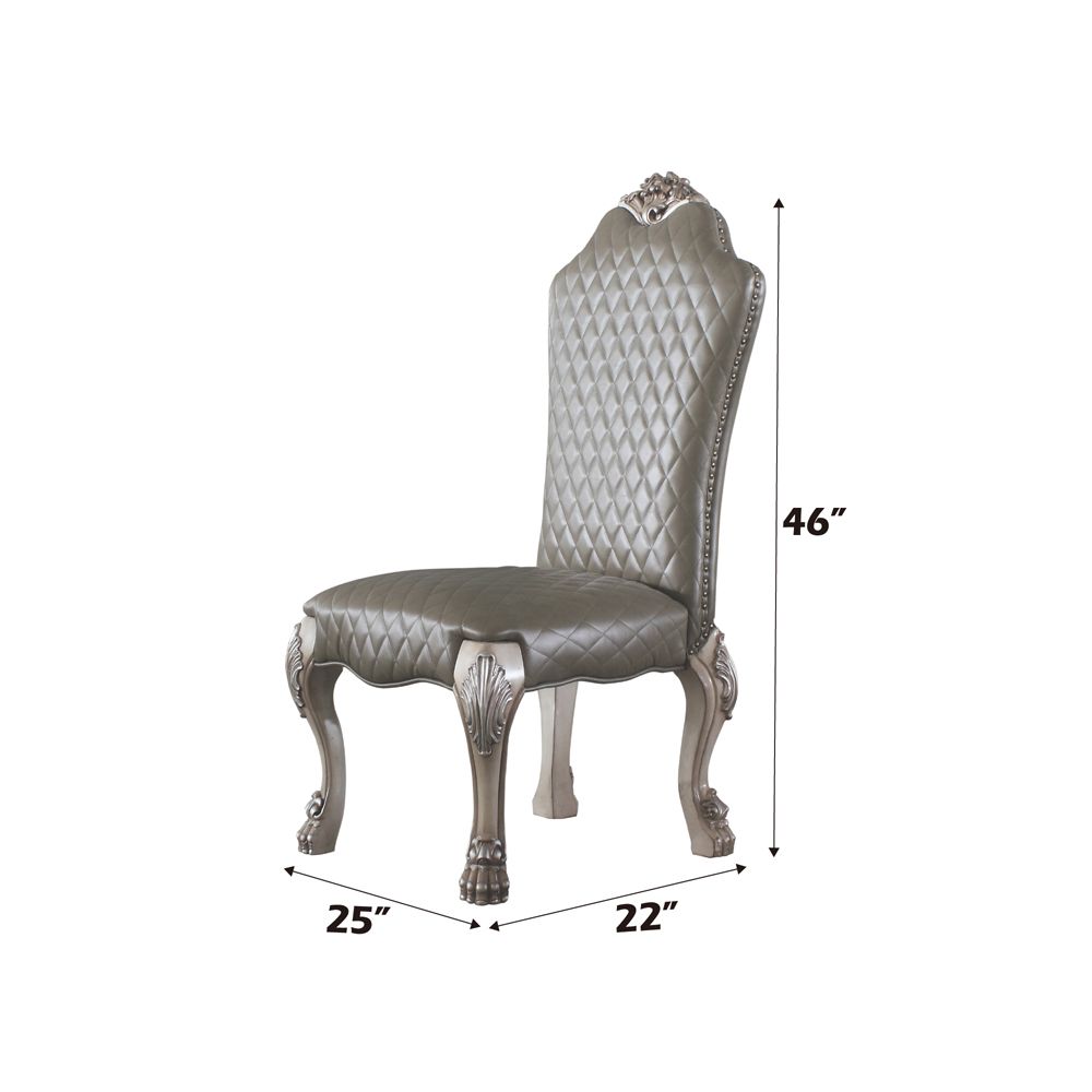 Dresden Side Chair (Set-2) – dimensions diagram