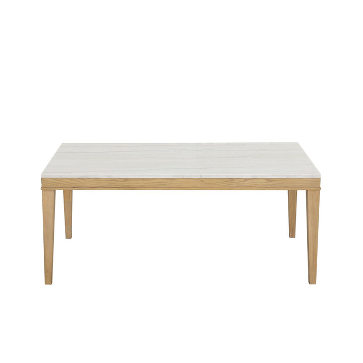 Essence 72" Rectangle Dining Table W/marble Top-Natural