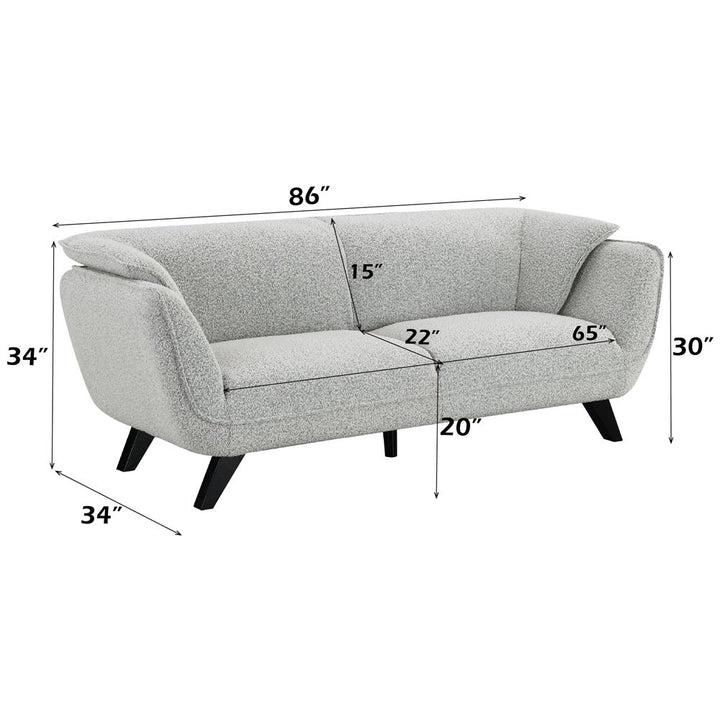 Nayeli Sofa – dimensions diagram