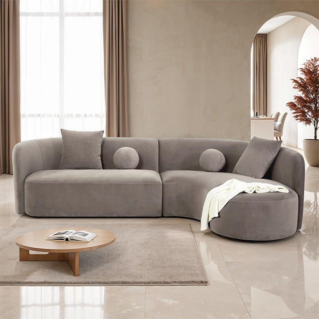 Revello Sectional, Light Brown