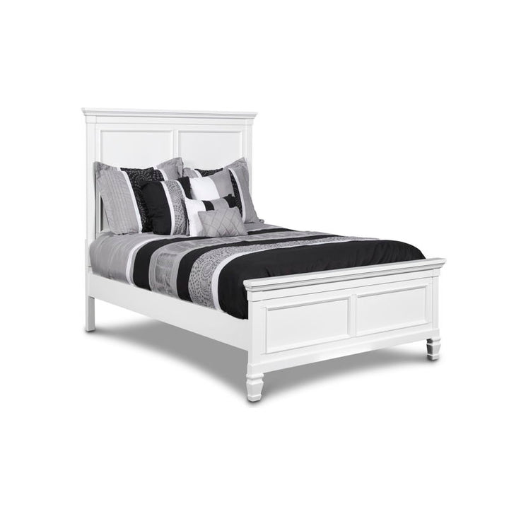 Tamarack White Twin Panel Bed