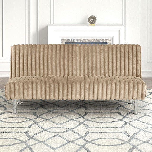 Hinwil Futon Sofa Bed, Taupe - view 3