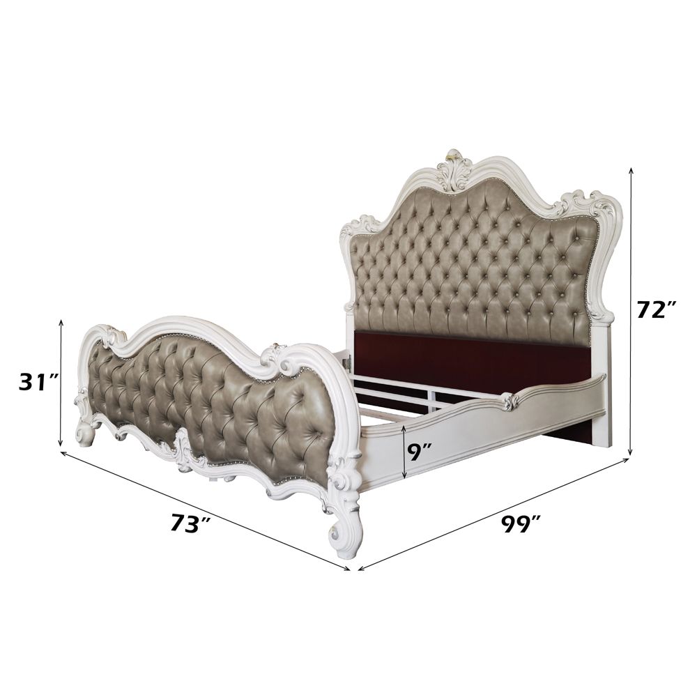 Versailles II Queen Bed – dimensions diagram