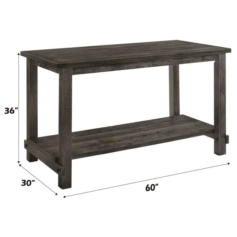 Martha II Counter Height Table – dimensions diagram