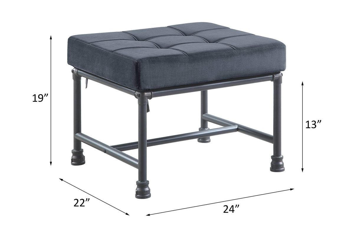 Brantley Ottoman – line drawing