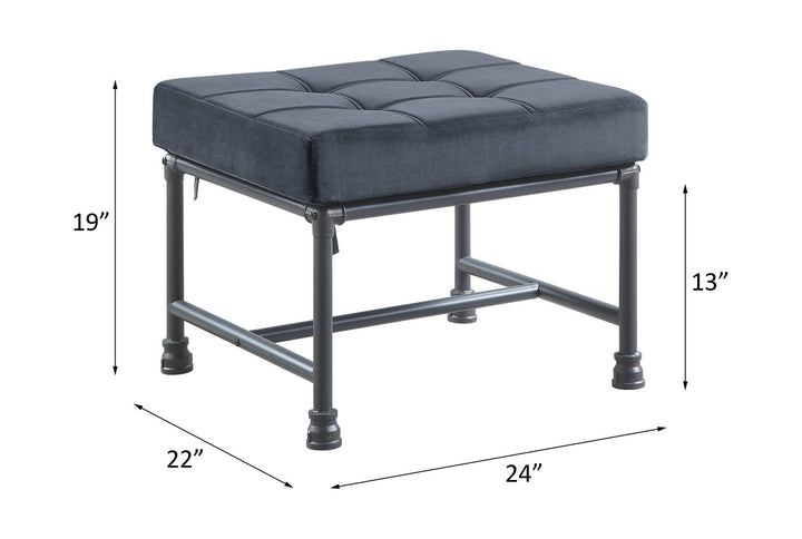 Brantley Ottoman – line drawing