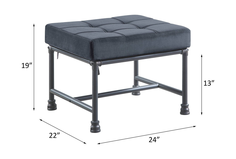 Brantley Ottoman – line drawing