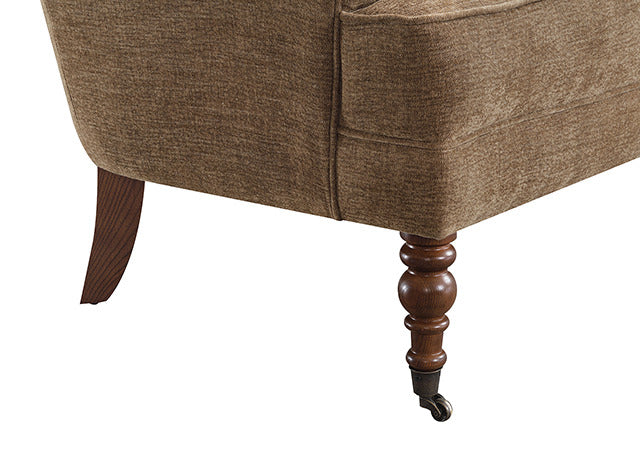 Raelyn Accent Chair, Bison Brown - view 7