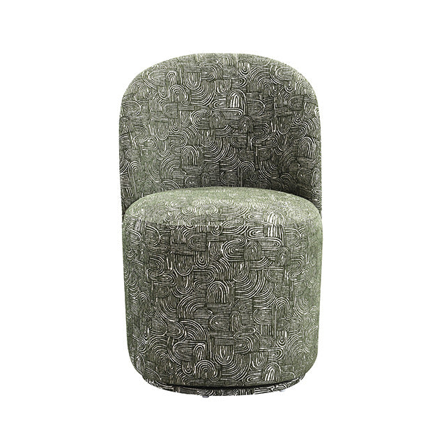 Vara Dining Swivel Chair, Olive Green - view 3