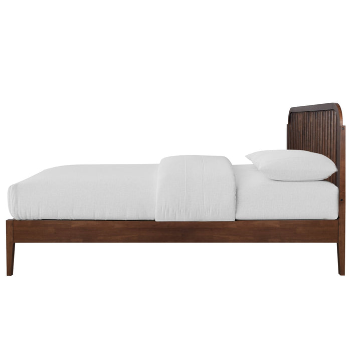 Soma 5/0 Queen Solid Wood Spindle Headboard-Walnut