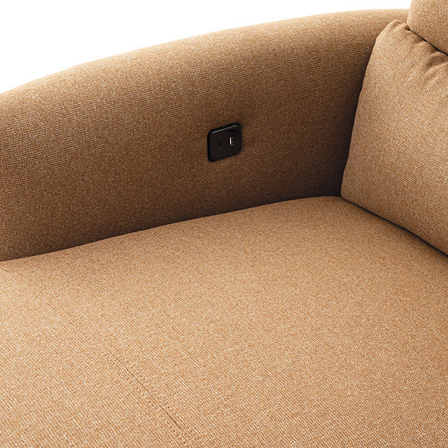 Galten Power Sectional, Brown - view 9