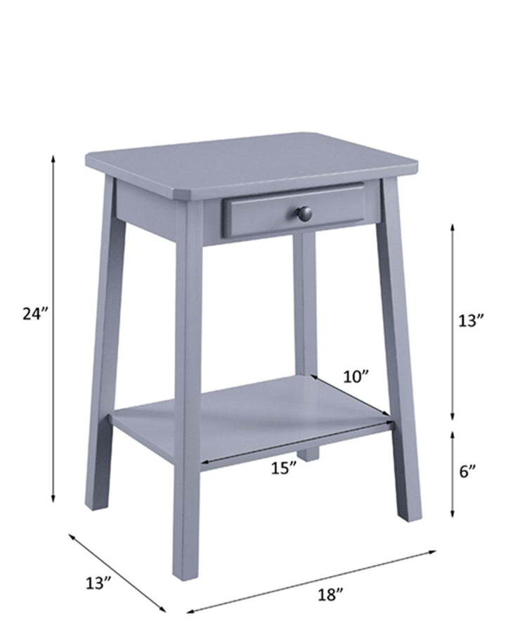 Kaife Accent Table – line drawing