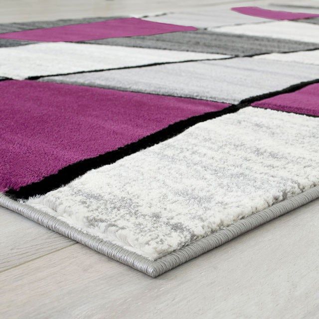Niksar Area Rug, Gray/Purple - view 6