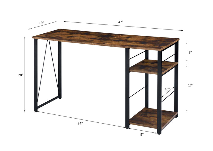Vadna Writing Desk – line drawing