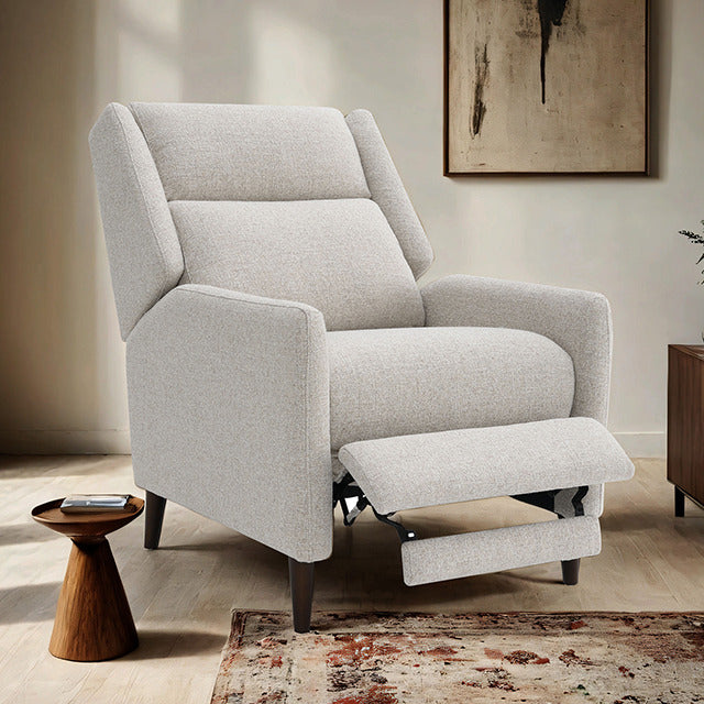 Psyche Pushback Recliner, Beige - view 8