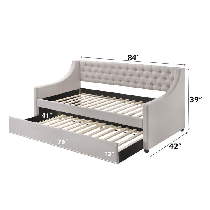 Lianna Daybed W/Trundle (Twin) – dimensions diagram
