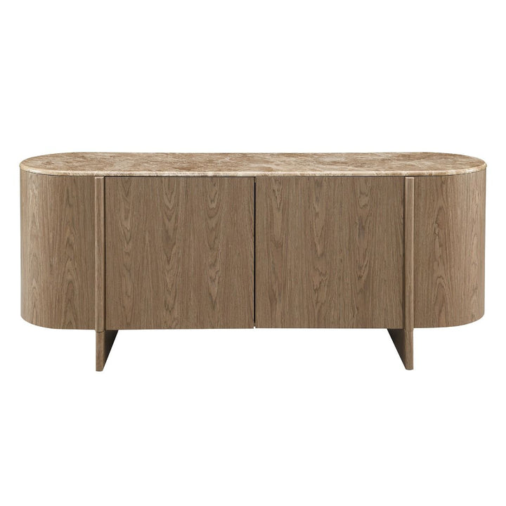 Markku Console Table w/Natural Marble – view 4