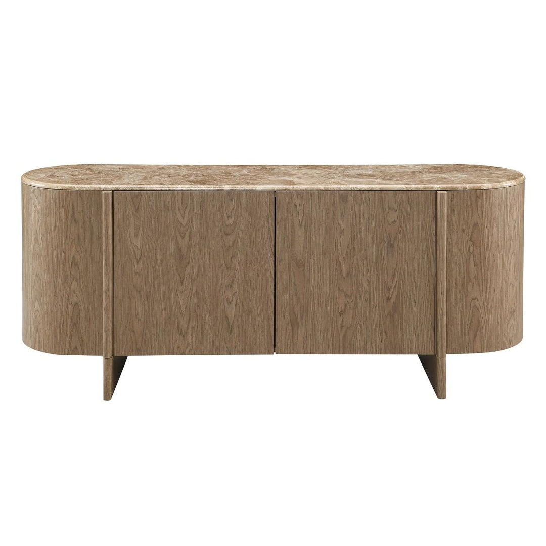 Markku Console Table w/Natural Marble – view 4