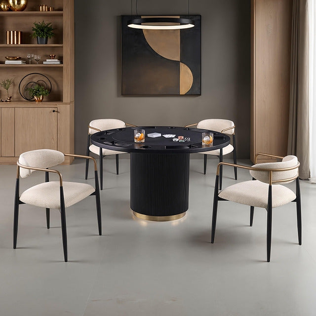 Frascone 5 Pc. Dining Table Set, Black