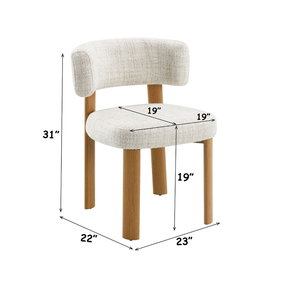 Ogin Side Chair (Set-2) – dimensions diagram