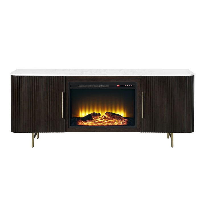 Clayten Server w/Marble Top &amp; Fireplace – view 3