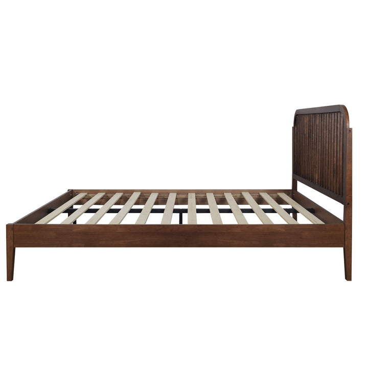 Soma 5/0 Queen Solid Wood Spindle Headboard-Walnut