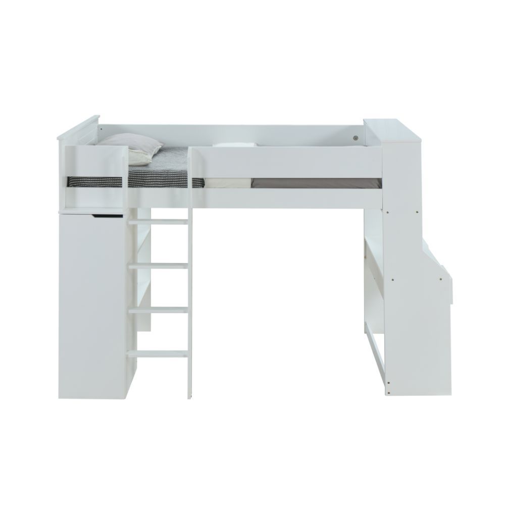 Ragna Twin Loft Bed W/Desk & Wardrobe – view 3