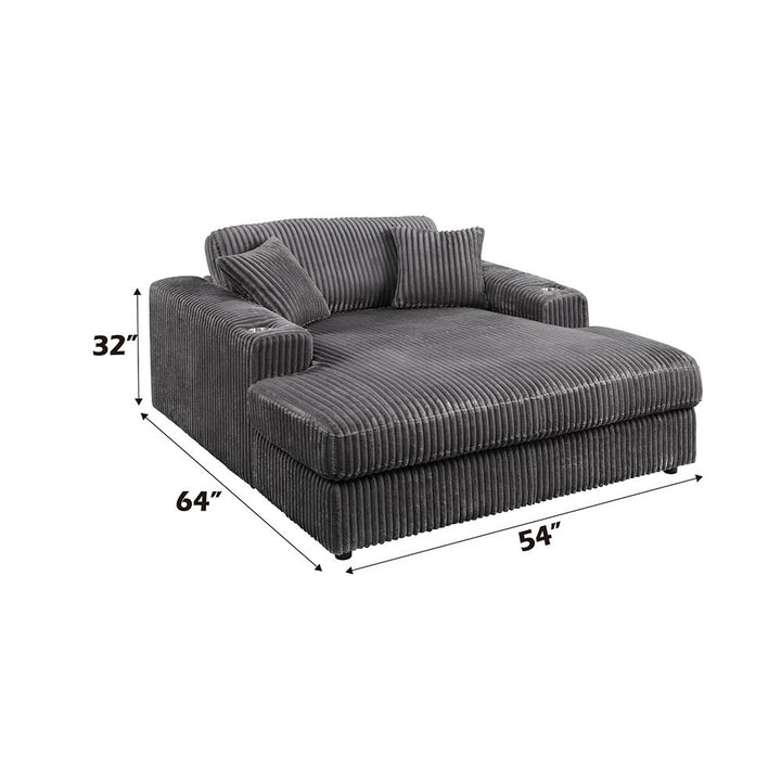 Hilde Chaise w/2 Pillows – view 7