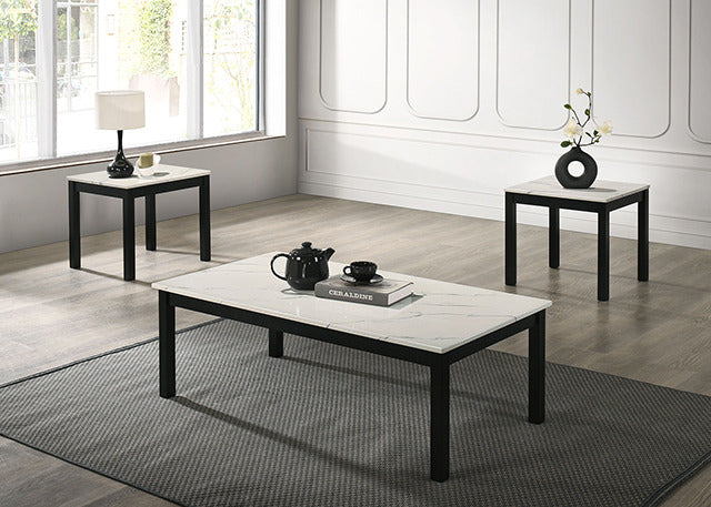 Findlay 3 Pc. Table Set, White - view 3