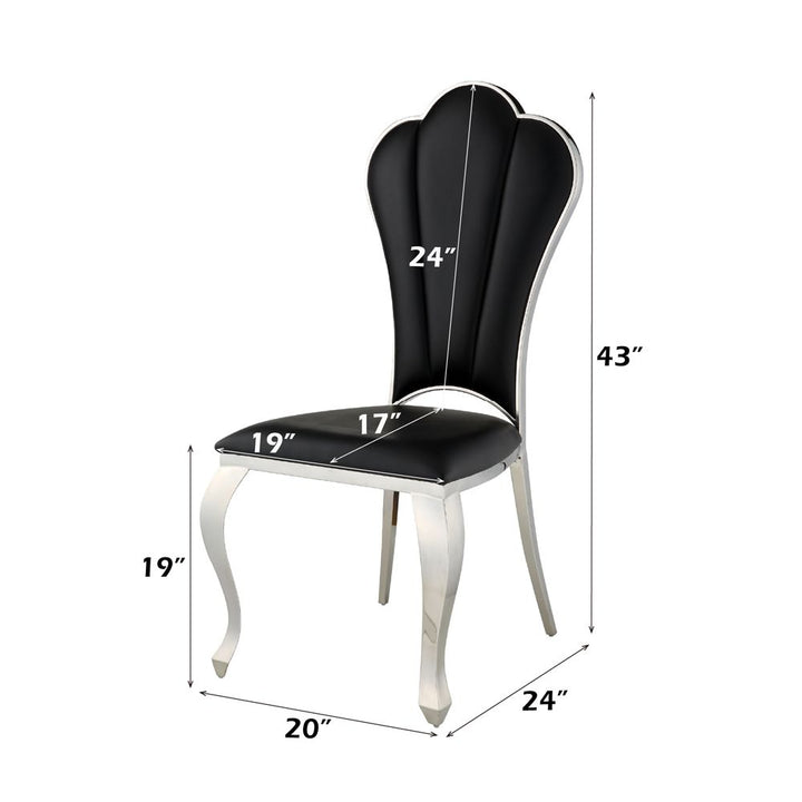 Cyrene Side Chair (Set-2) – dimensions diagram