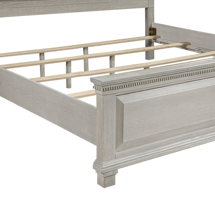Silver Sands 6/6-6/0 Ek/wk Panel Headboard-Gray