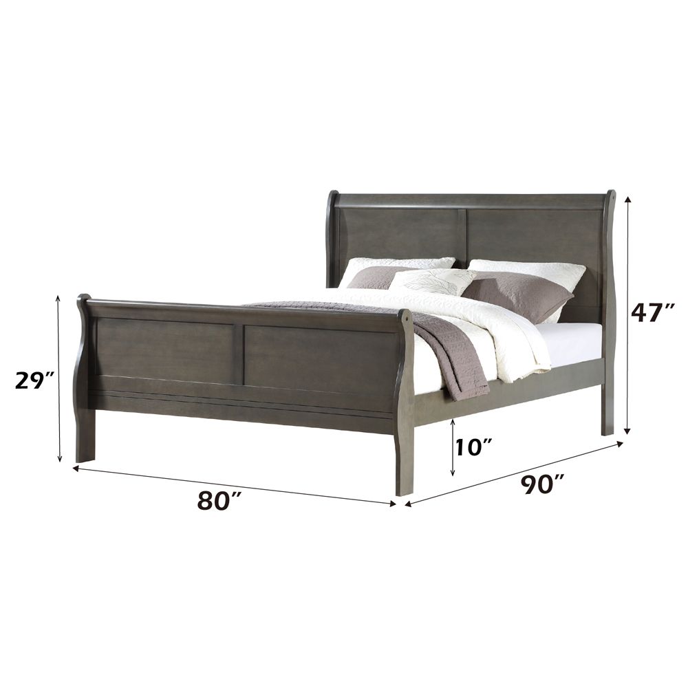 Louis Philippe Eastern King Bed