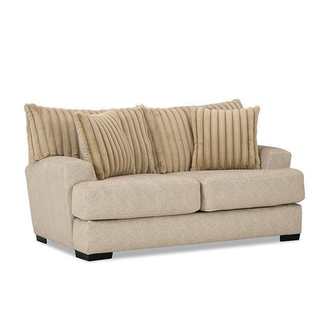Loughlin Loveseat, Light Brown