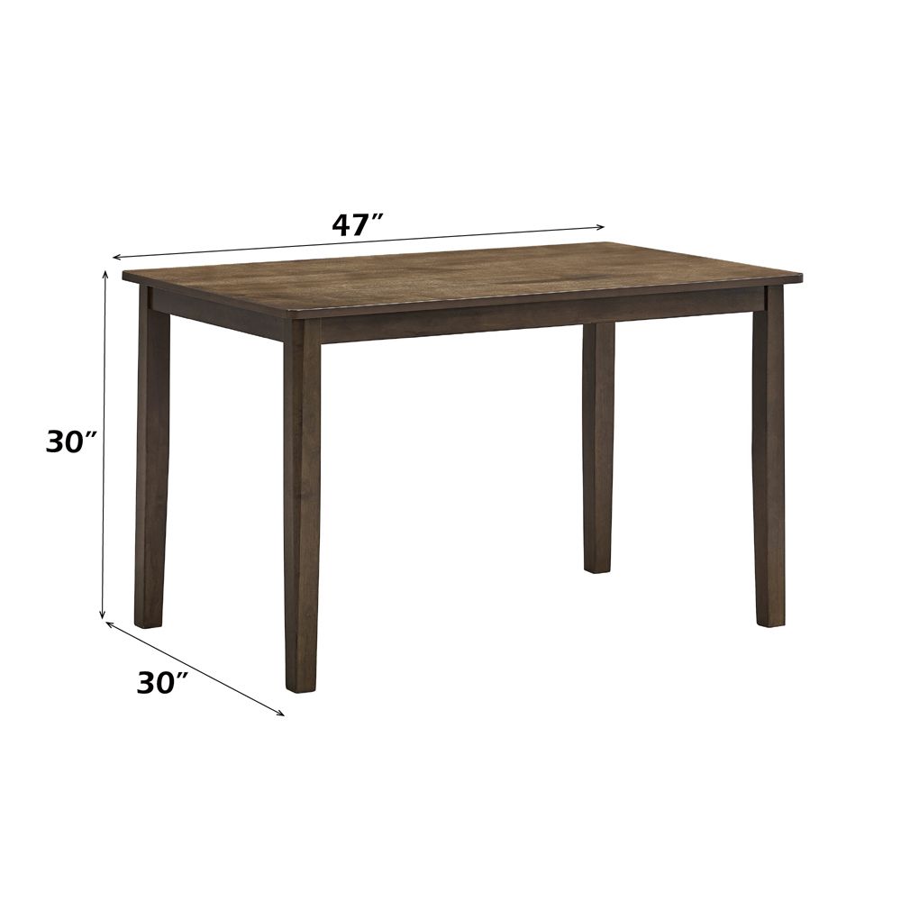 Damica Dining Table – dimensions diagram
