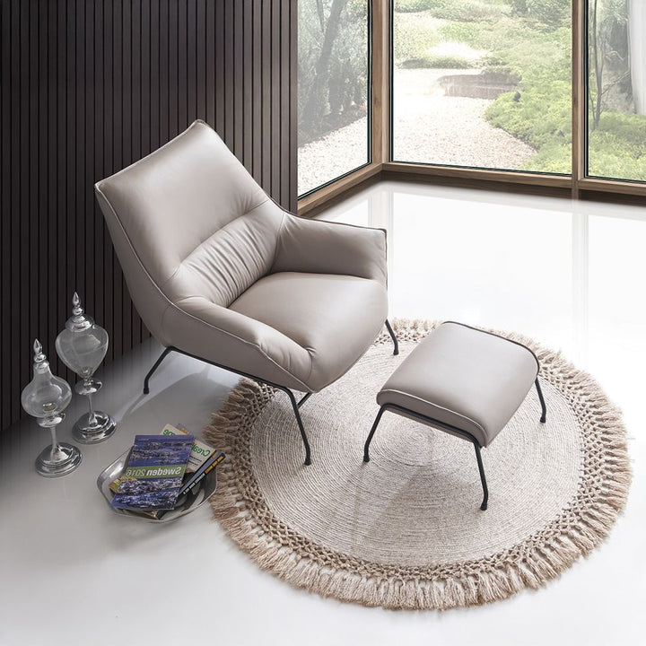 Jabel Accent Chair &amp; Ottoman – view 8