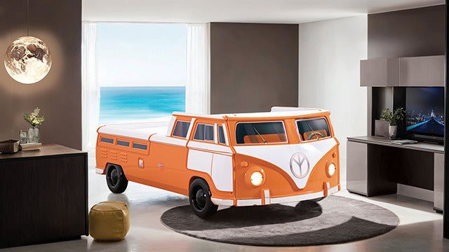 Axel Peace Bus Twin Bed, Orange - view 6