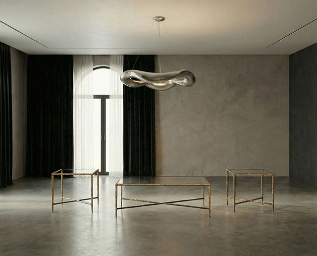 Terva Coffee Table, Matte Gold - view 5