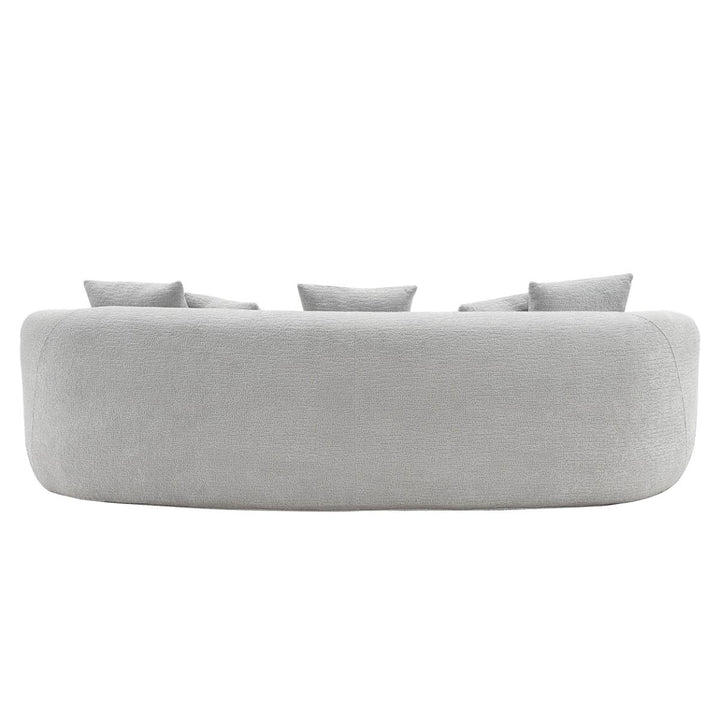 Barasa Oversized Compressed Sofa w/5 Pillows – view 4