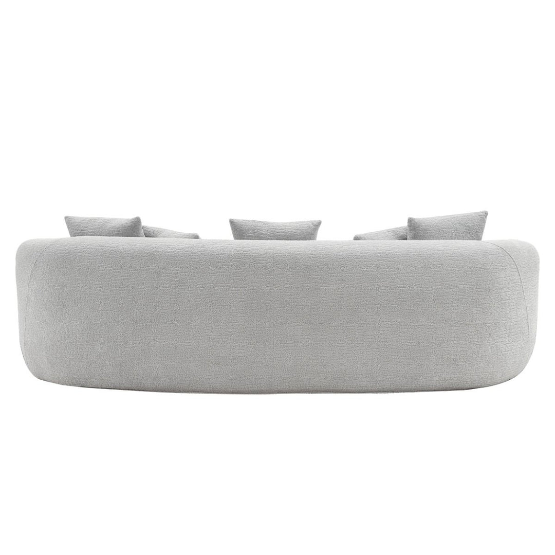 Barasa Oversized Compressed Sofa w/5 Pillows – view 4