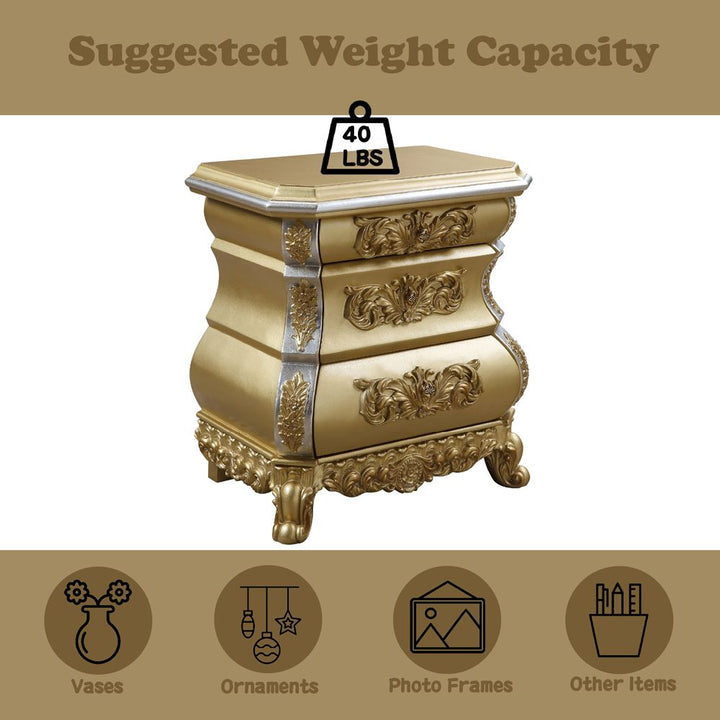 Seville Nightstand – features callout