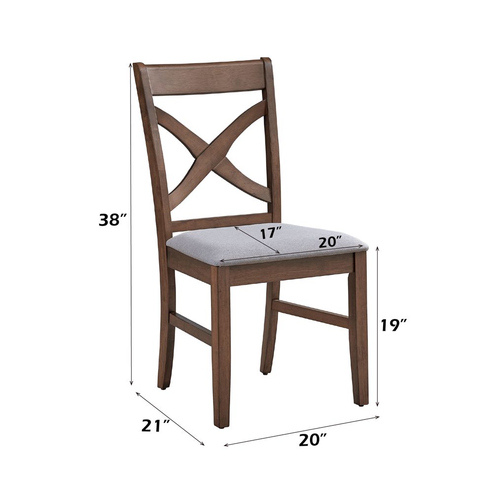 Ferris Side Chair (Set-2) – dimensions diagram