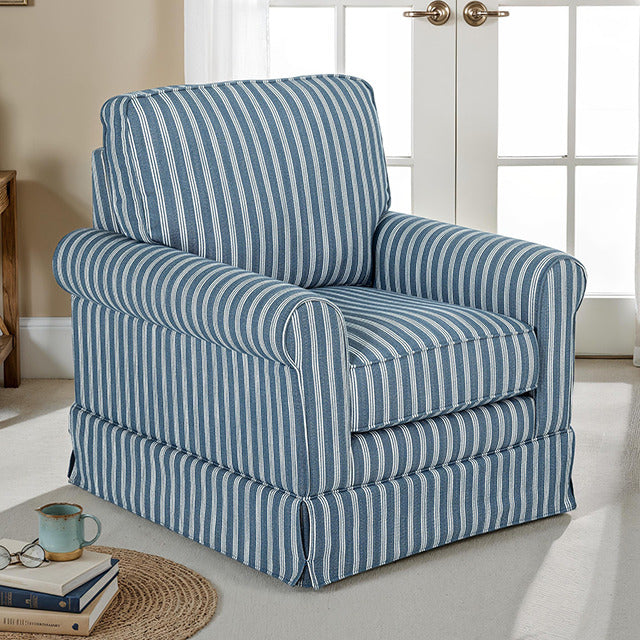Peggy Accent Chair, Blue - view 6