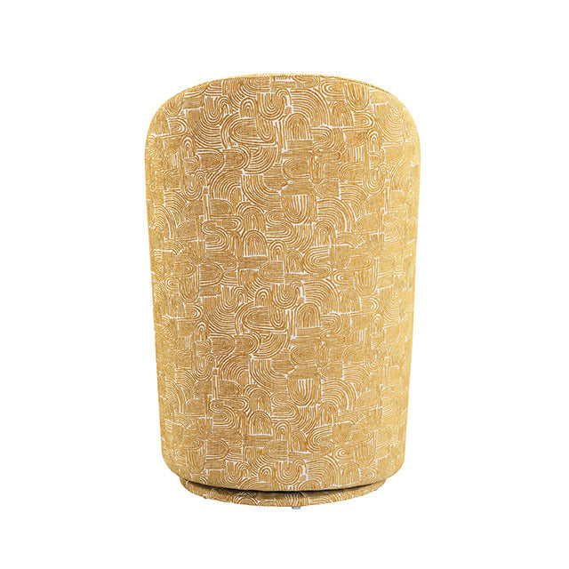 Vara Dining Swivel Chair, Mustard Yellow - view 4