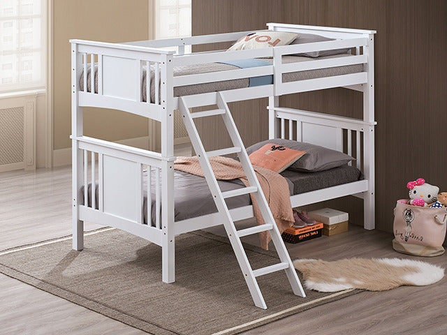 Spring Creek Twin/Twin Bunk Bed, White - view 2